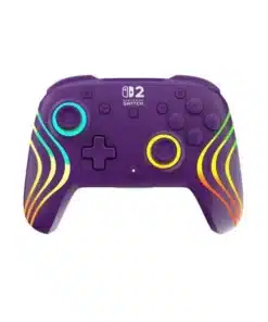 Control Inalámbrico Turtle Beach Afterglow Wave RGB para Nintendo Switch 2 Morado